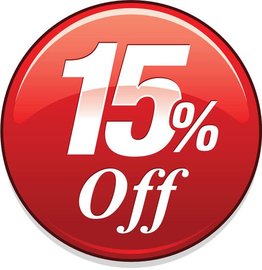 15% off icon